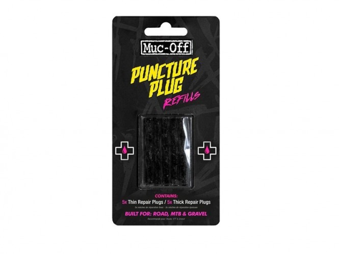 Puncture Plug Refill, Tubeless paikat (5x paksu paikka, 5x ohut paikka)