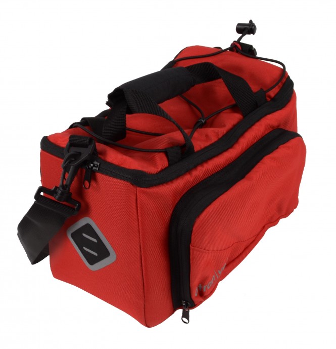 Zap Top Bag, polkupyöränlaukku (AVS-kiinnike, 18.5L, punainen)